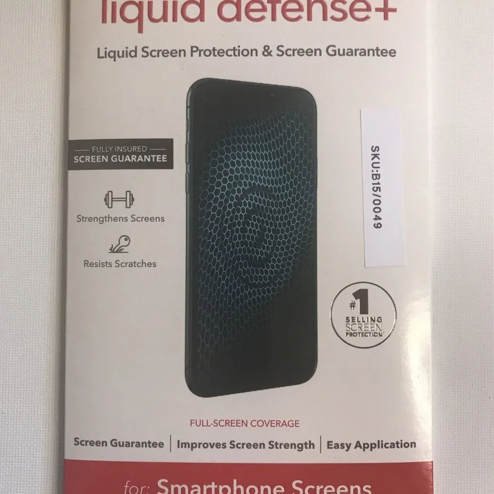 Zagg Invisible Shield Liquid Defense+ Most Mobile Phones